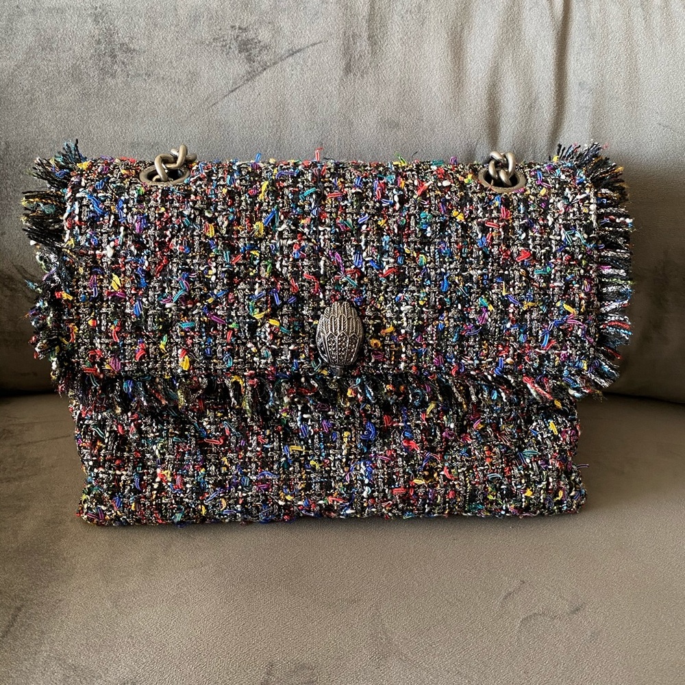 Kurt Geiger Tweed Kensington X bag